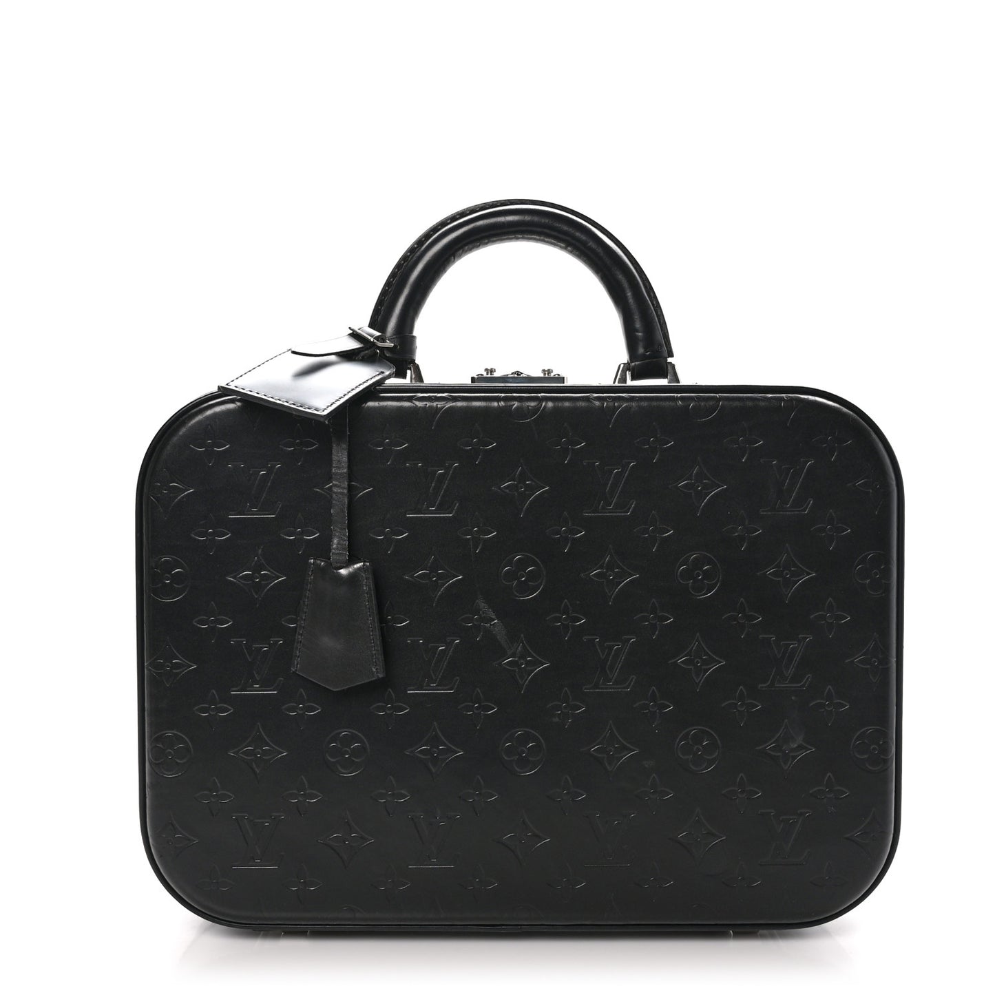 Monogram Glace Valisette MM Black