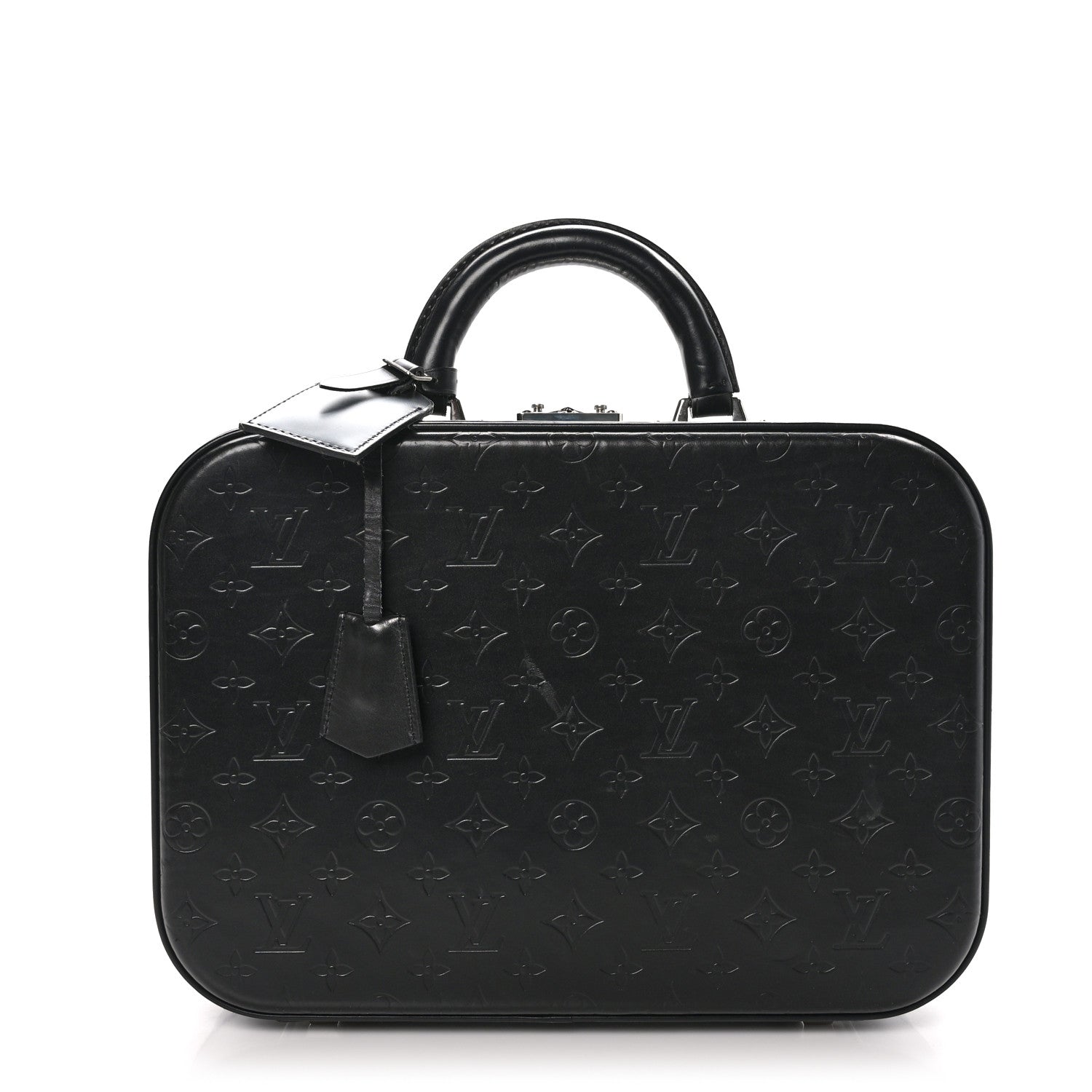 Louis Vuitton Monogram Glace Valisette MM Black 1 of 13