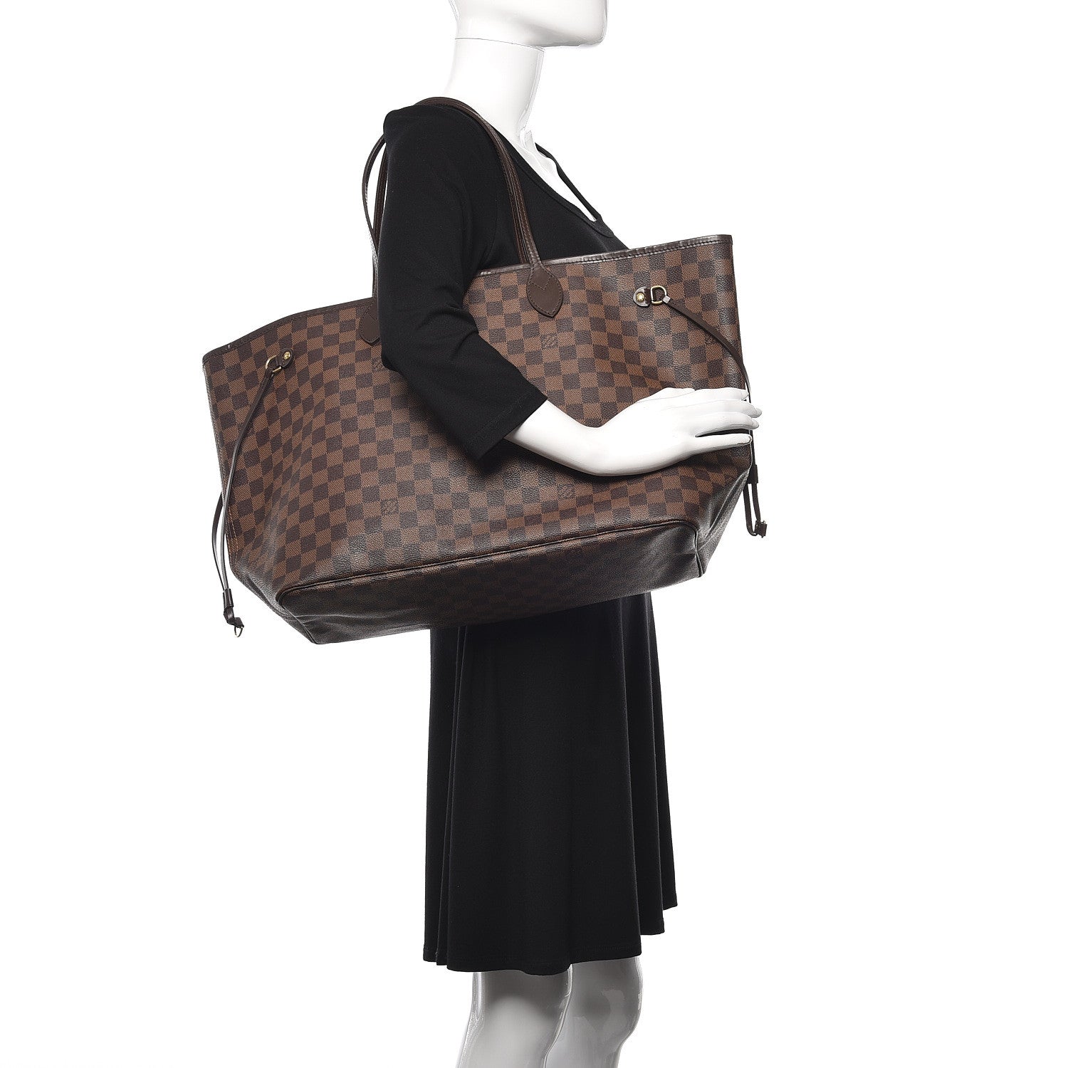 Louis Vuitton Damier Ebene Neverfull GM 2 of 10
