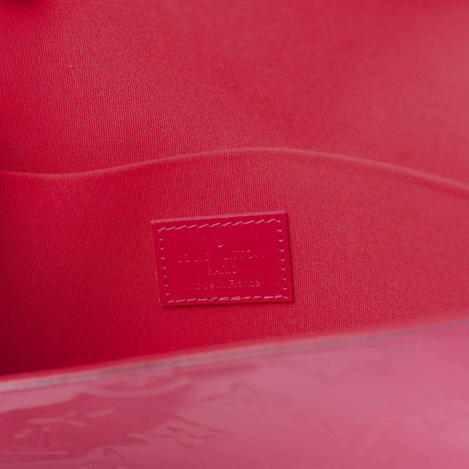 Louis Vuitton Vernis Felicie Pochette Chain Wallet Rose Indien 7 of 11