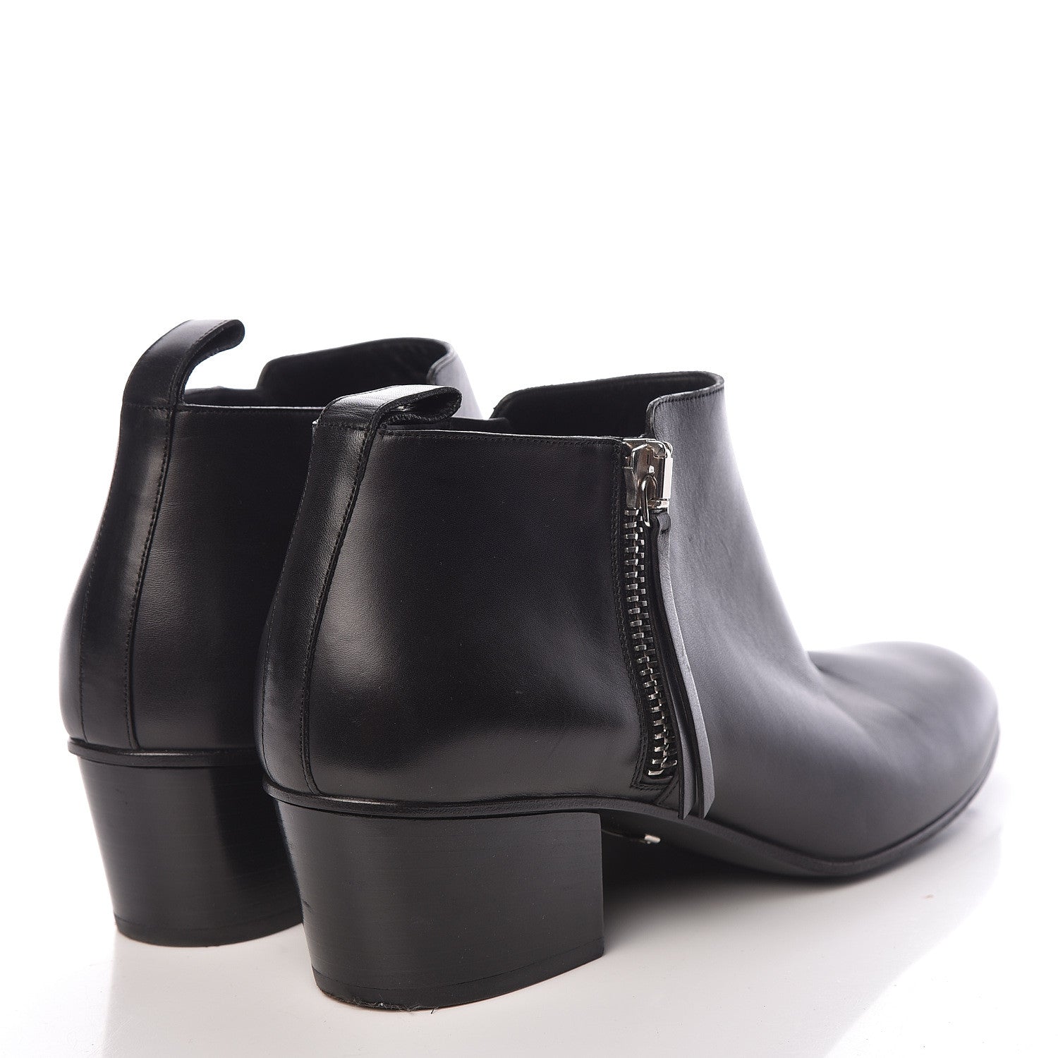 Gucci Kid Ankle Booties 39.5 Black 4 of 15