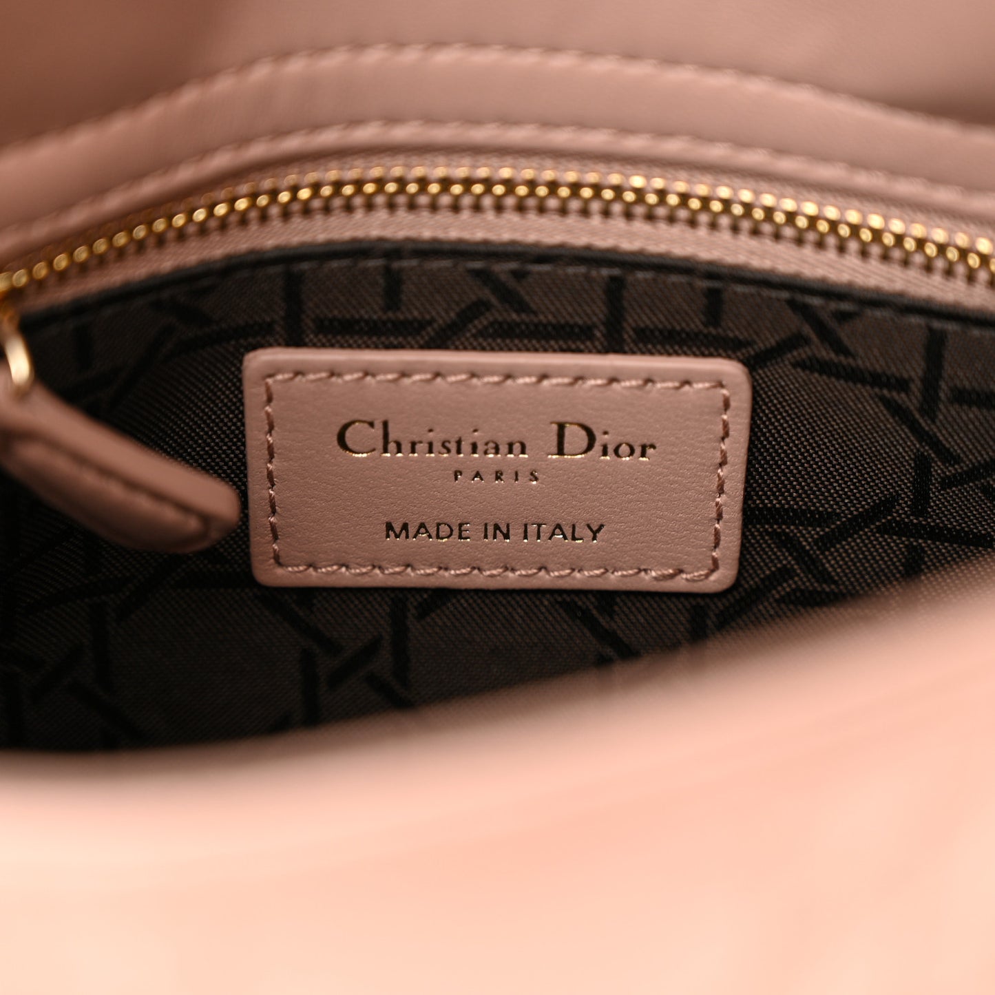 Lambskin Cannage Mini Lady Dior Fard