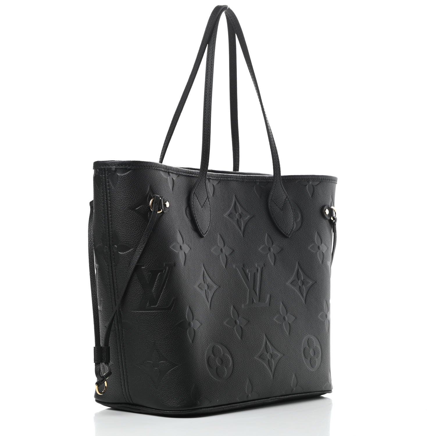 Louis Vuitton Empreinte Monogram Giant Neverfull MM Black 4 of 12