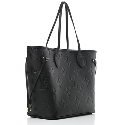 Louis Vuitton Empreinte Monogram Giant Neverfull MM Black 4 of 12