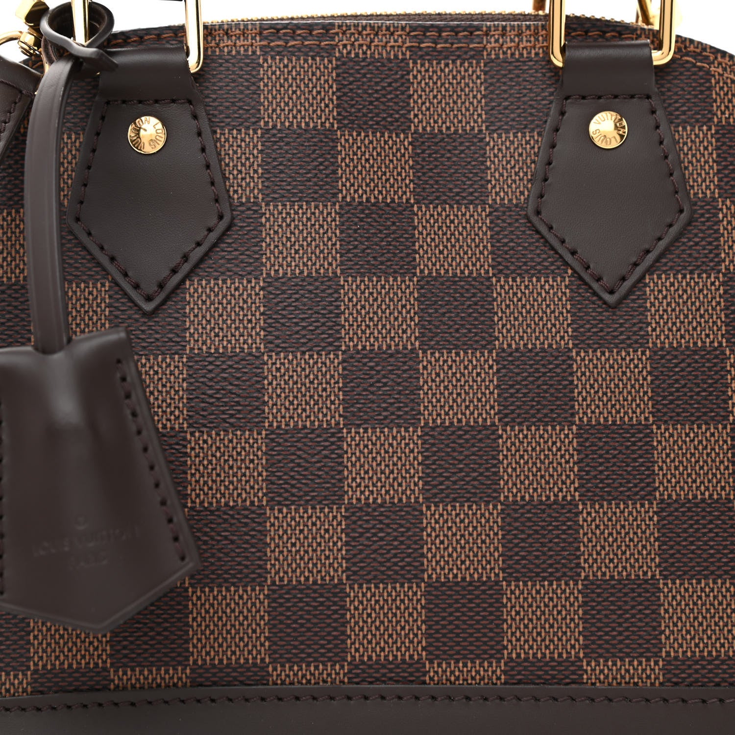 Louis Vuitton Damier Ebene Alma BB 7 of 9