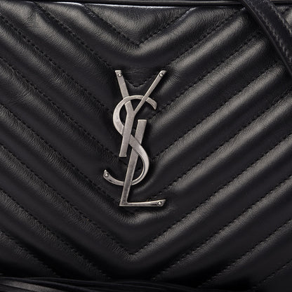 Saint Laurent Calfskin Matelasse Monogram Lou Camera Bag Black 10 of 10