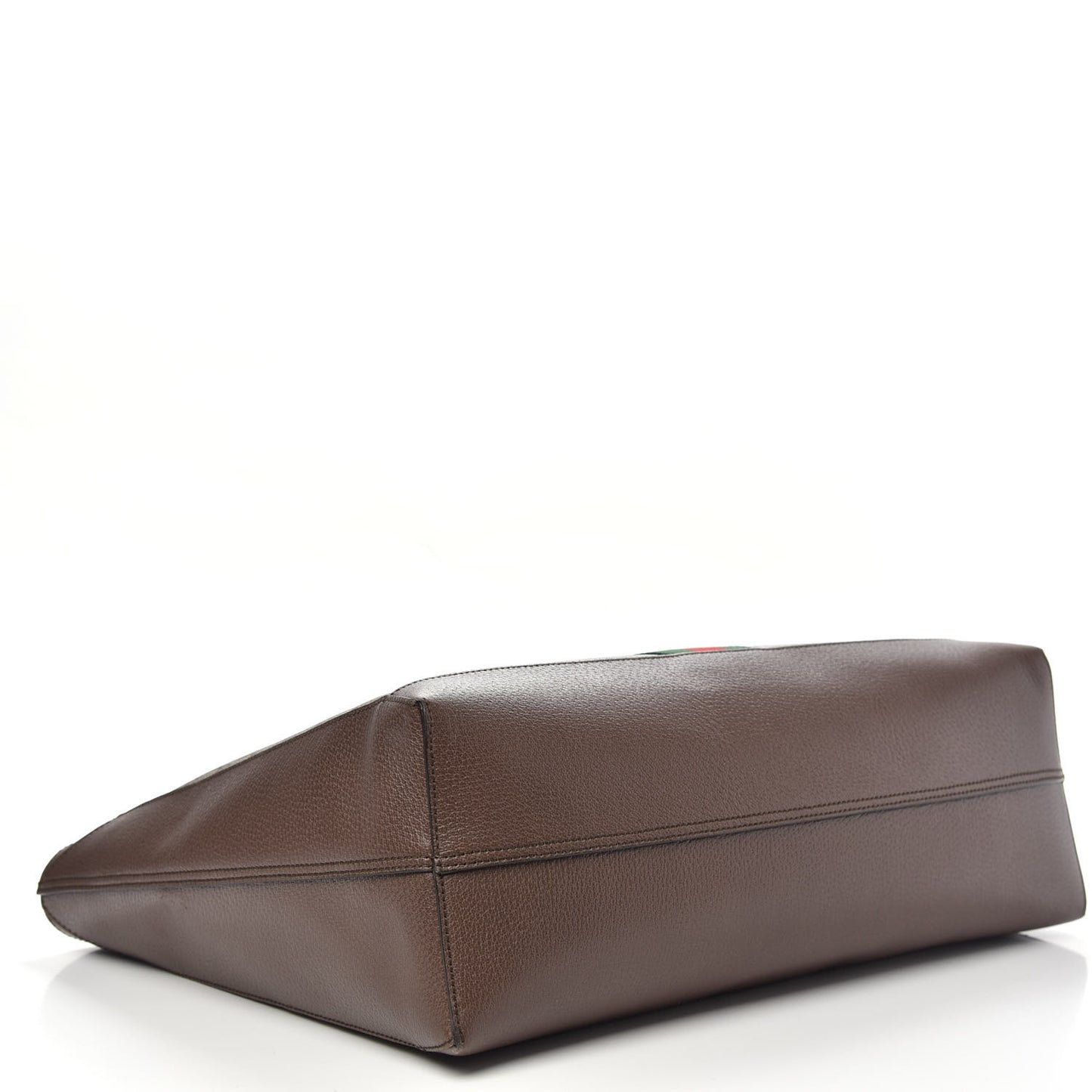 GG Supreme Monogram Web Ophidia Tote Brown