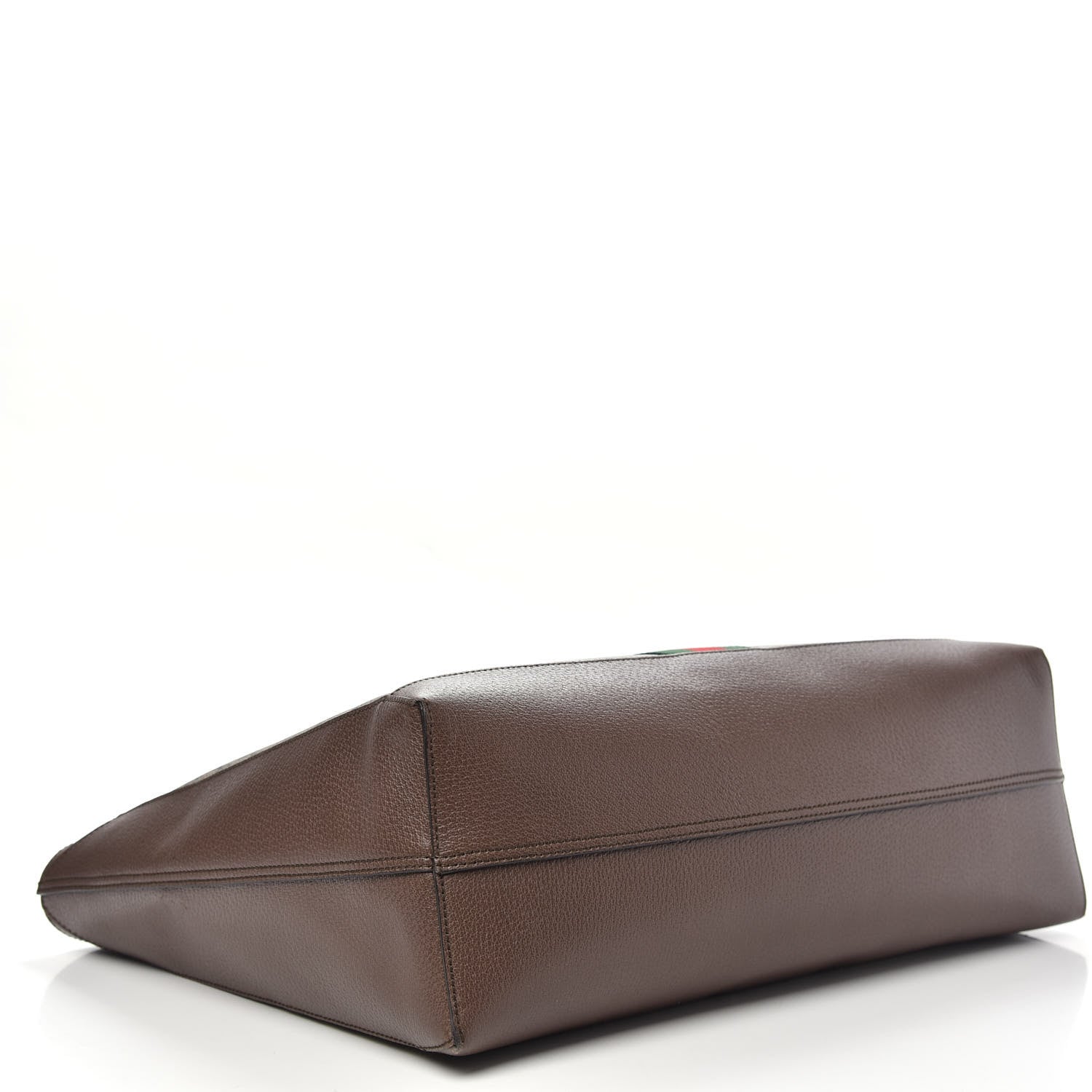 Gucci GG Supreme Monogram Web Ophidia Tote Brown 4 of 11