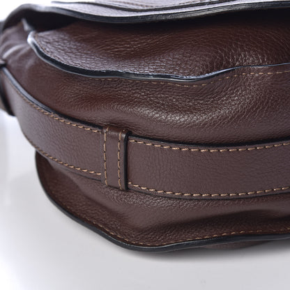Chloe Calfskin Medium Marcie Round Crossbody Bag Coffee Shot 11 of 13