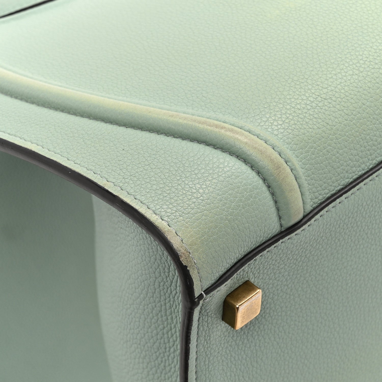 Celine Grained Calfskin Medium Phantom Luggage Jade 13 of 21