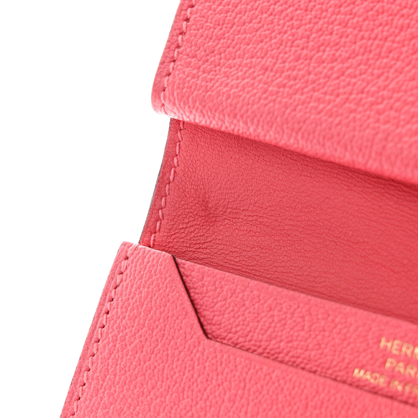 Chevre Mysore Mini Bearn Wallet Rose Lipstick