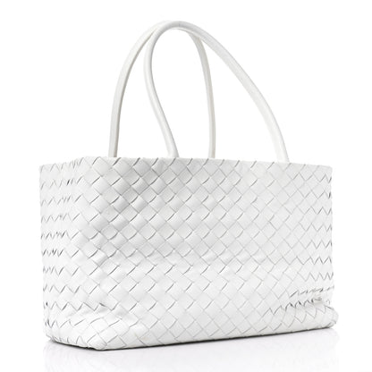 Bottega Veneta Nappa Intrecciato Tote Bag White 3 of 11