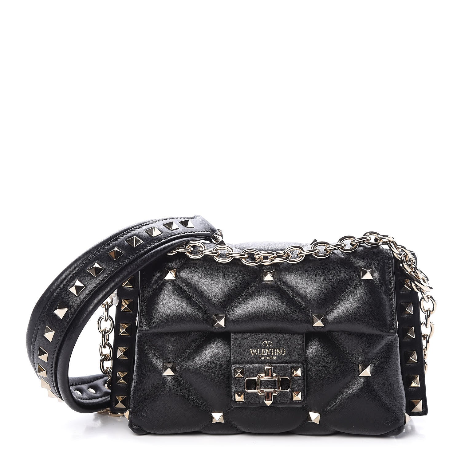 Valentino Garavani Nappa Mini Candystud Crossbody Black 1 of 11
