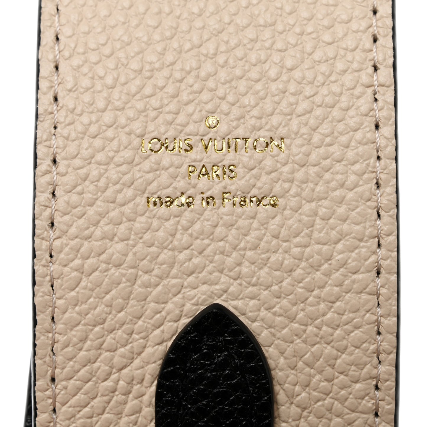 Empreinte Monogram Bandouliere Shoulder Strap Black Beige
