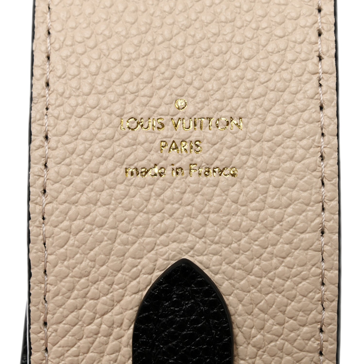 Louis Vuitton Empreinte Monogram Bandouliere Shoulder Strap Black Beige 3 of 6