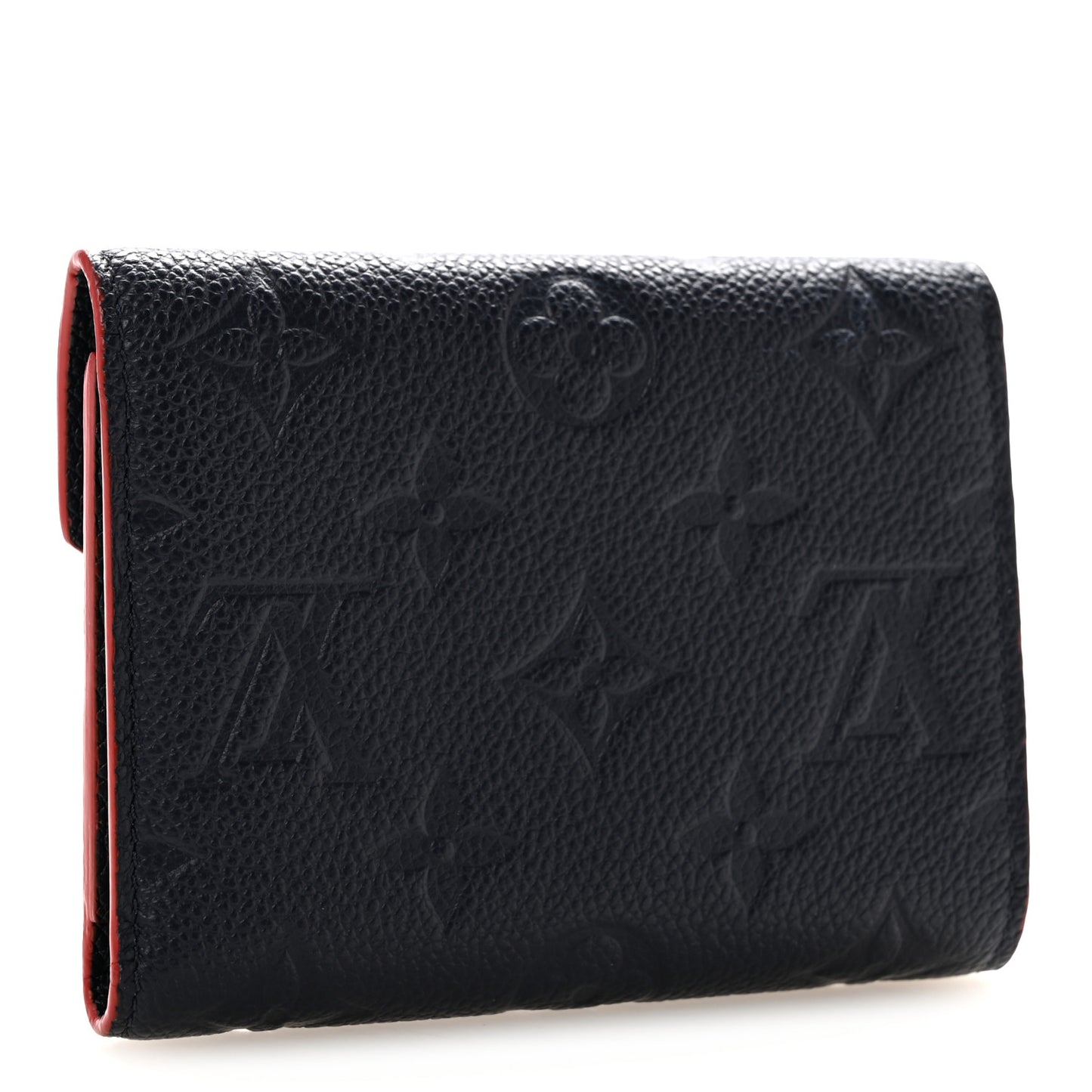 Empreinte Victorine Wallet Marine Rouge