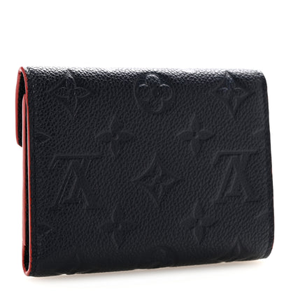 Louis Vuitton Empreinte Victorine Wallet Marine Rouge 3 of 11