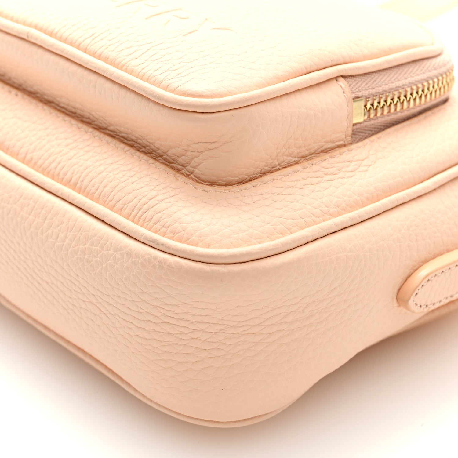 Burberry Grained Calfskin Small Camera Bag Peach Pink 1792142