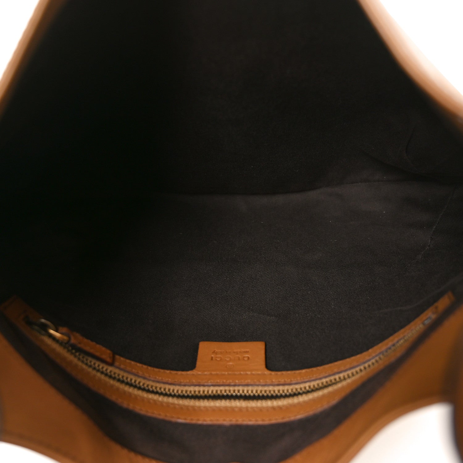 Gucci Calfskin Piston Lock Jackie O Hobo Tan 5 of 10