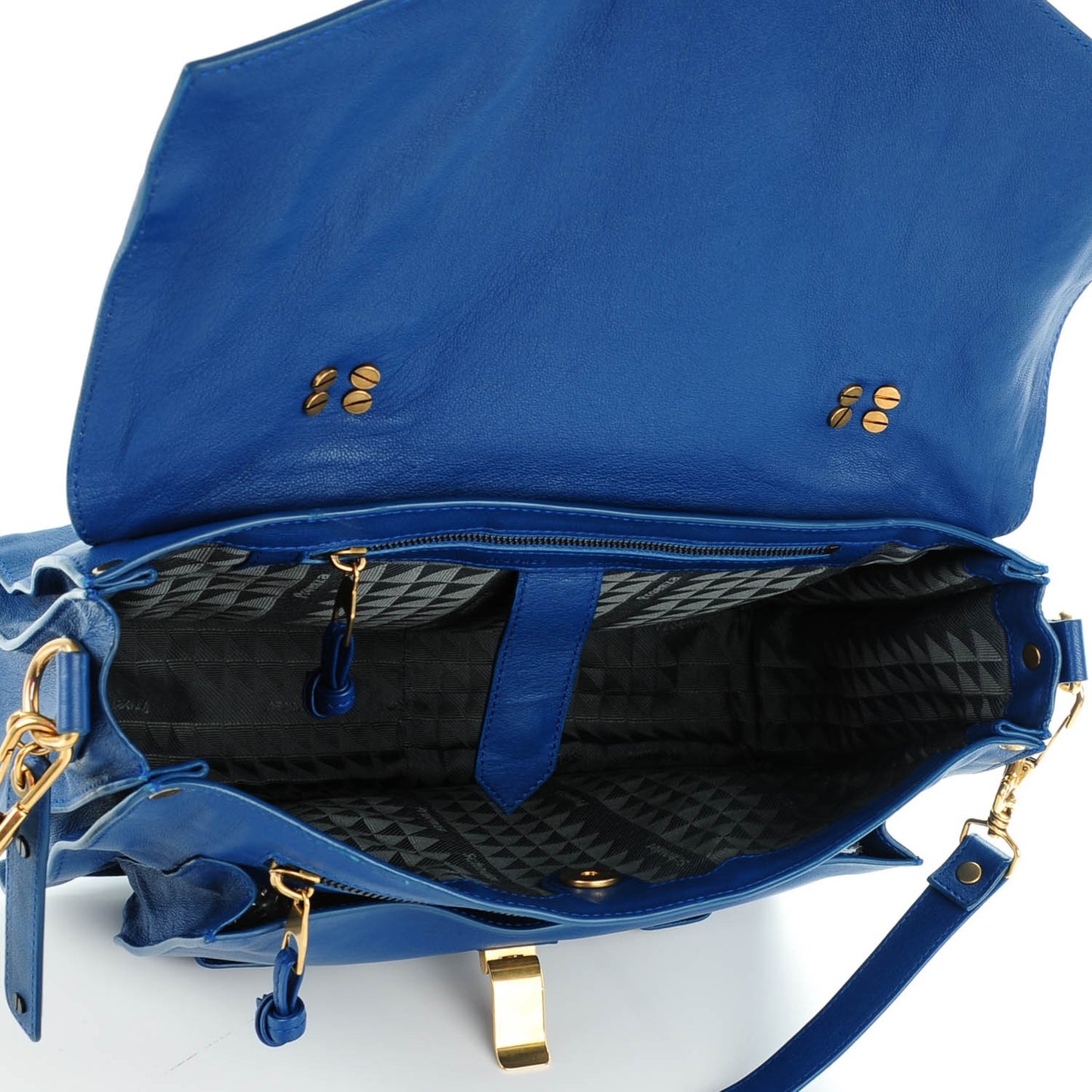 Lambskin Medium PS1 Satchel Peacock