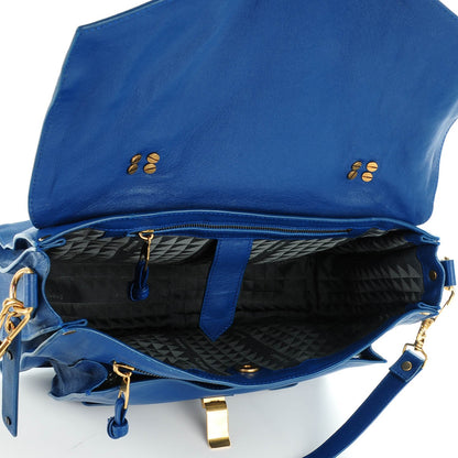 Proenza Schouler Lambskin Medium PS1 Satchel Peacock 5 of 9