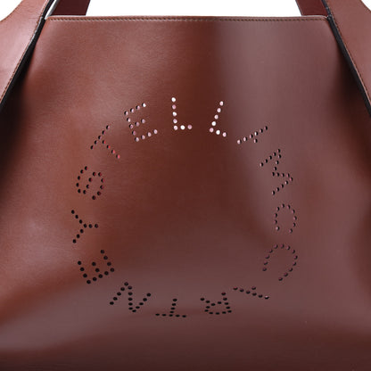 Stella McCartney Eco Alter Nappa East West Perforated Tote Brown 10 of 10