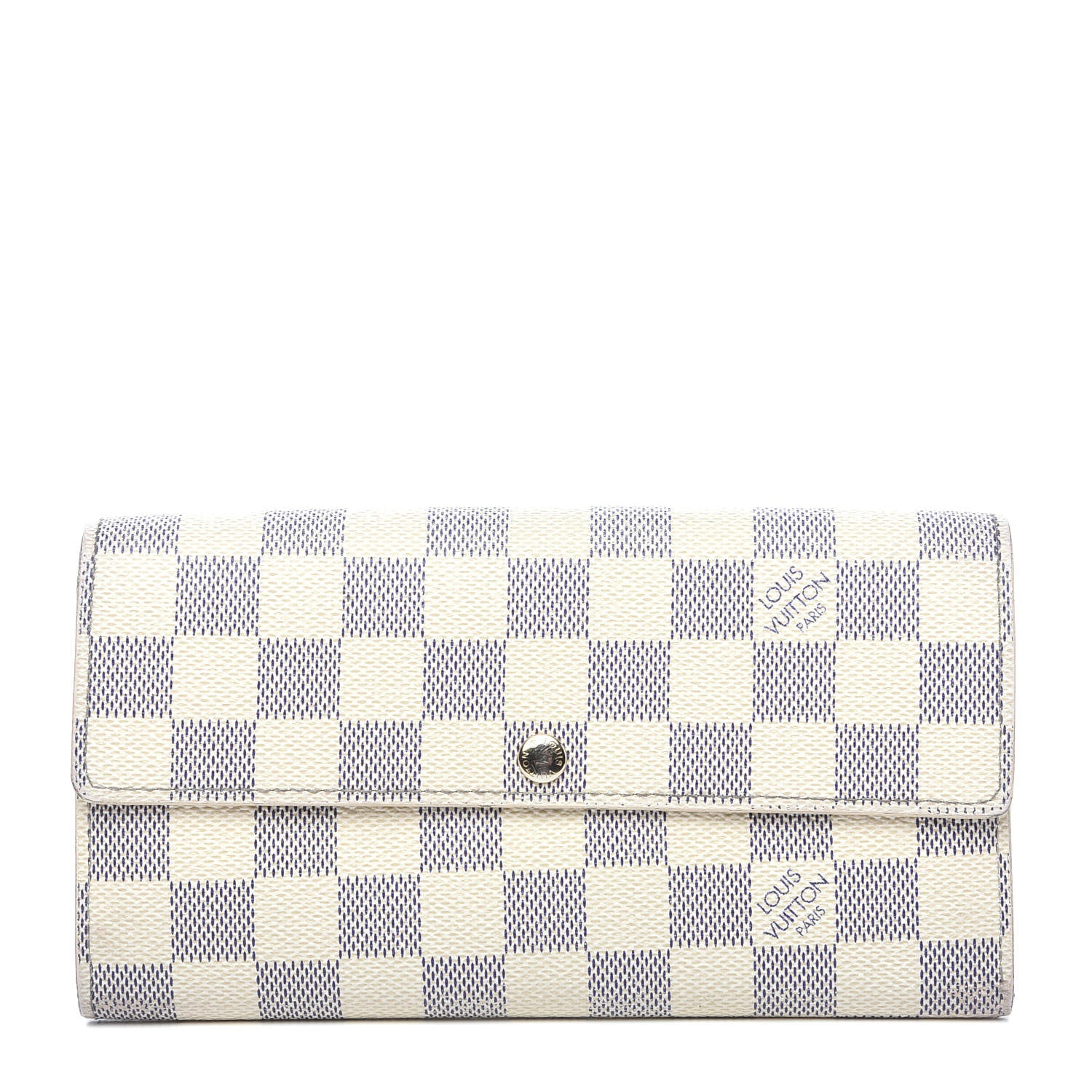 Louis Vuitton Damier Azur Sarah Wallet 1 of 10