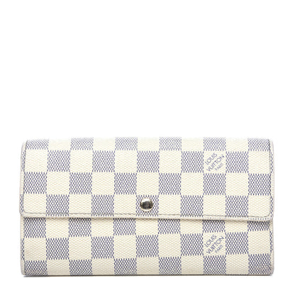 Louis Vuitton Damier Azur Sarah Wallet 1 of 10