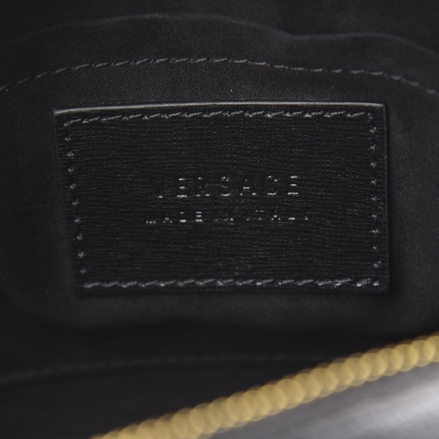 Grained Calfskin Palazzo Camera Bag Black