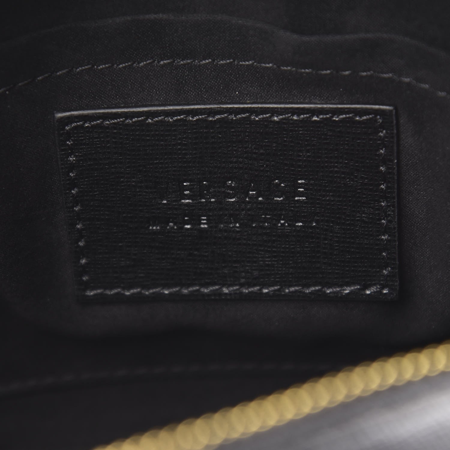 Versace Grained Calfskin Palazzo Camera Bag Black 6 of 9
