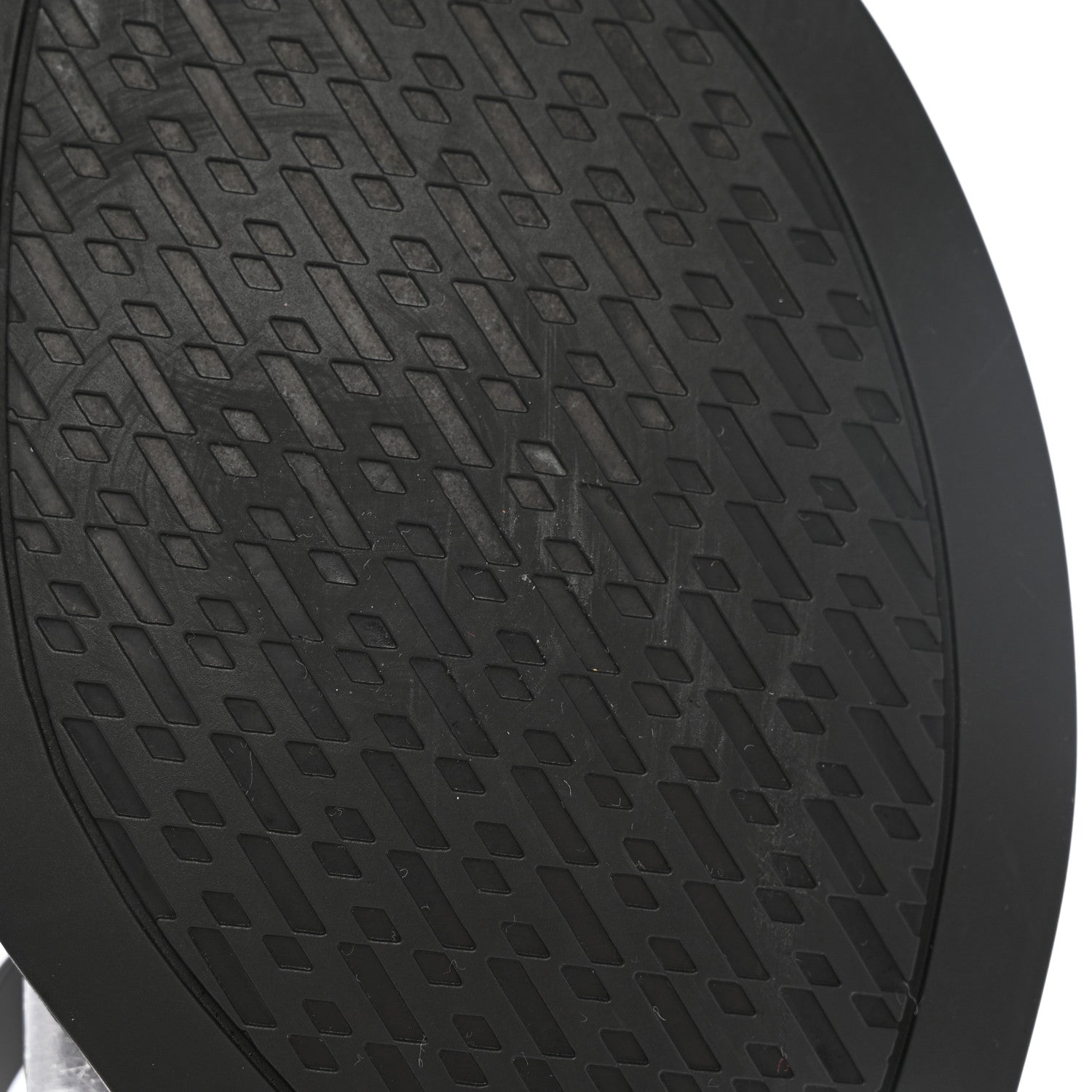 Hermes Rubber Womens Egerie Sandals 37 Black 8 of 12