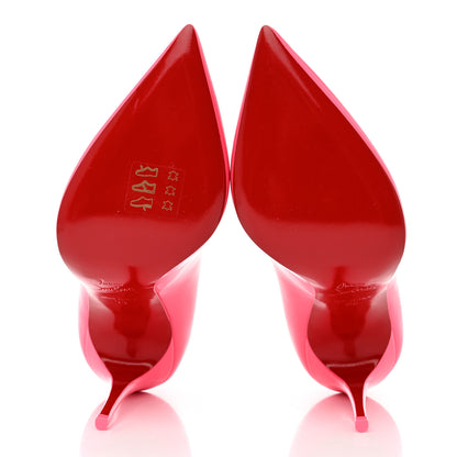 Christian Louboutin Patent Hot Chick 100 Pumps 35 Pinky 5 of 7