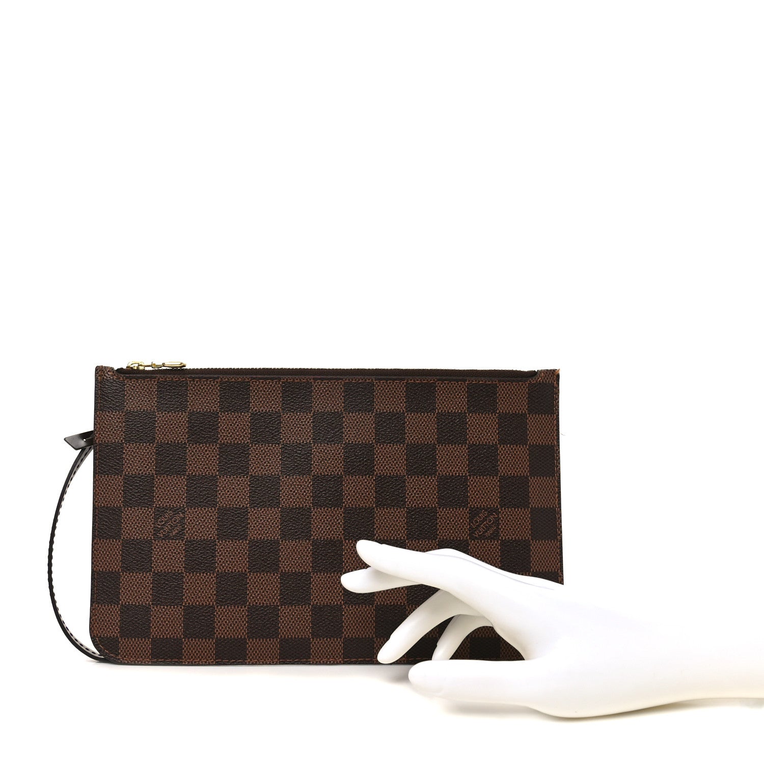 Louis Vuitton Damier Ebene Neverfull MM GM Pochette 2 of 8