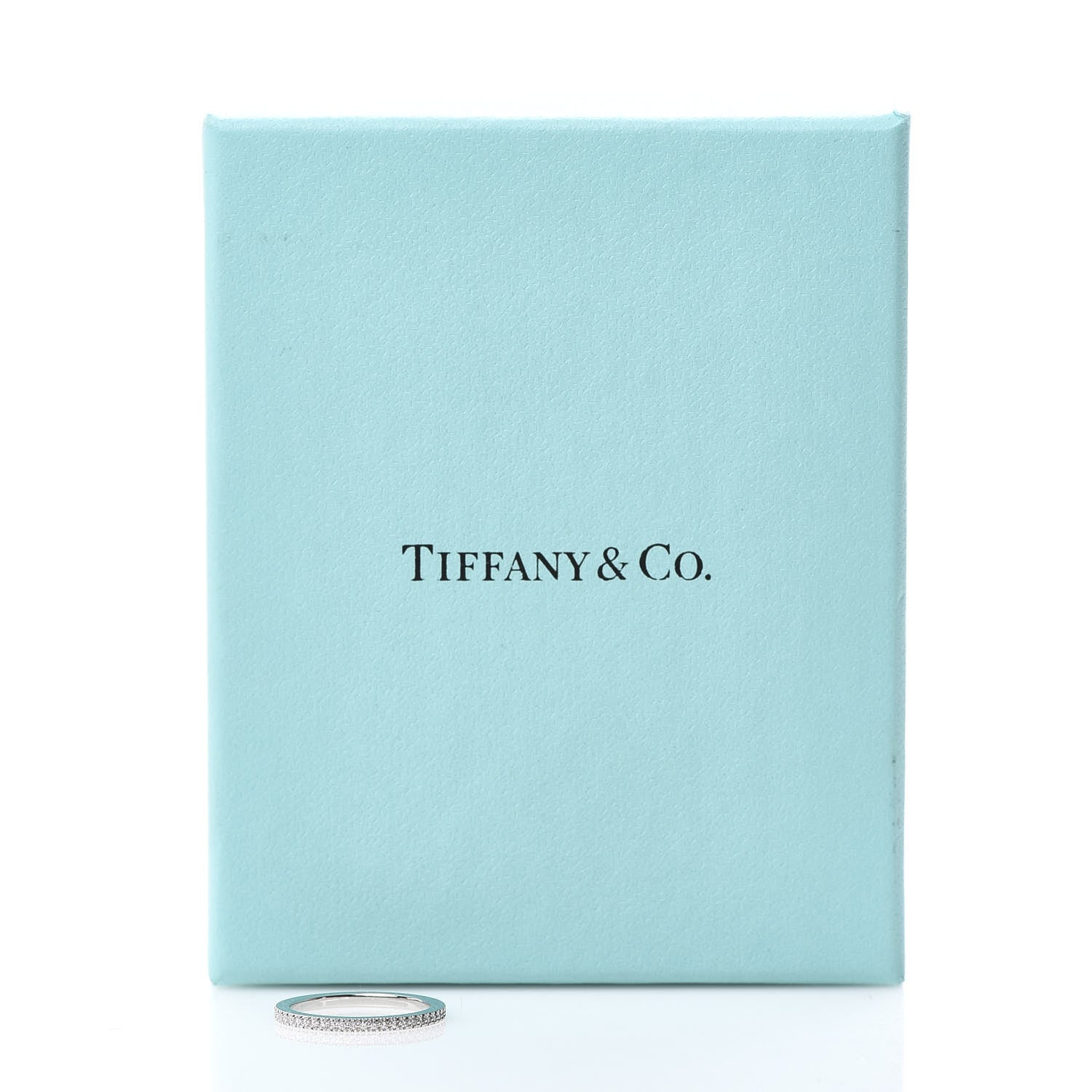 Tiffany Platinum Diamond Eternity Lucida Band Ring 47 4 5 of 5