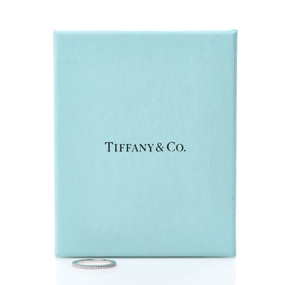 Tiffany Platinum Diamond Eternity Lucida Band Ring 47 4 5 of 5