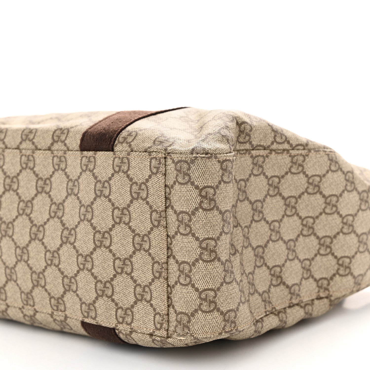 Gucci GG Plus Monogram Medium Tote Dark Brown 10 of 12