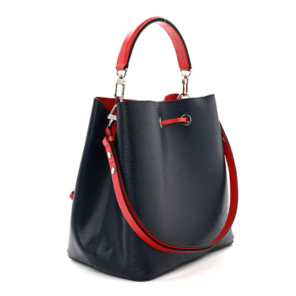 Louis Vuitton Epi Neonoe Indigo Coquelicot 3 of 10