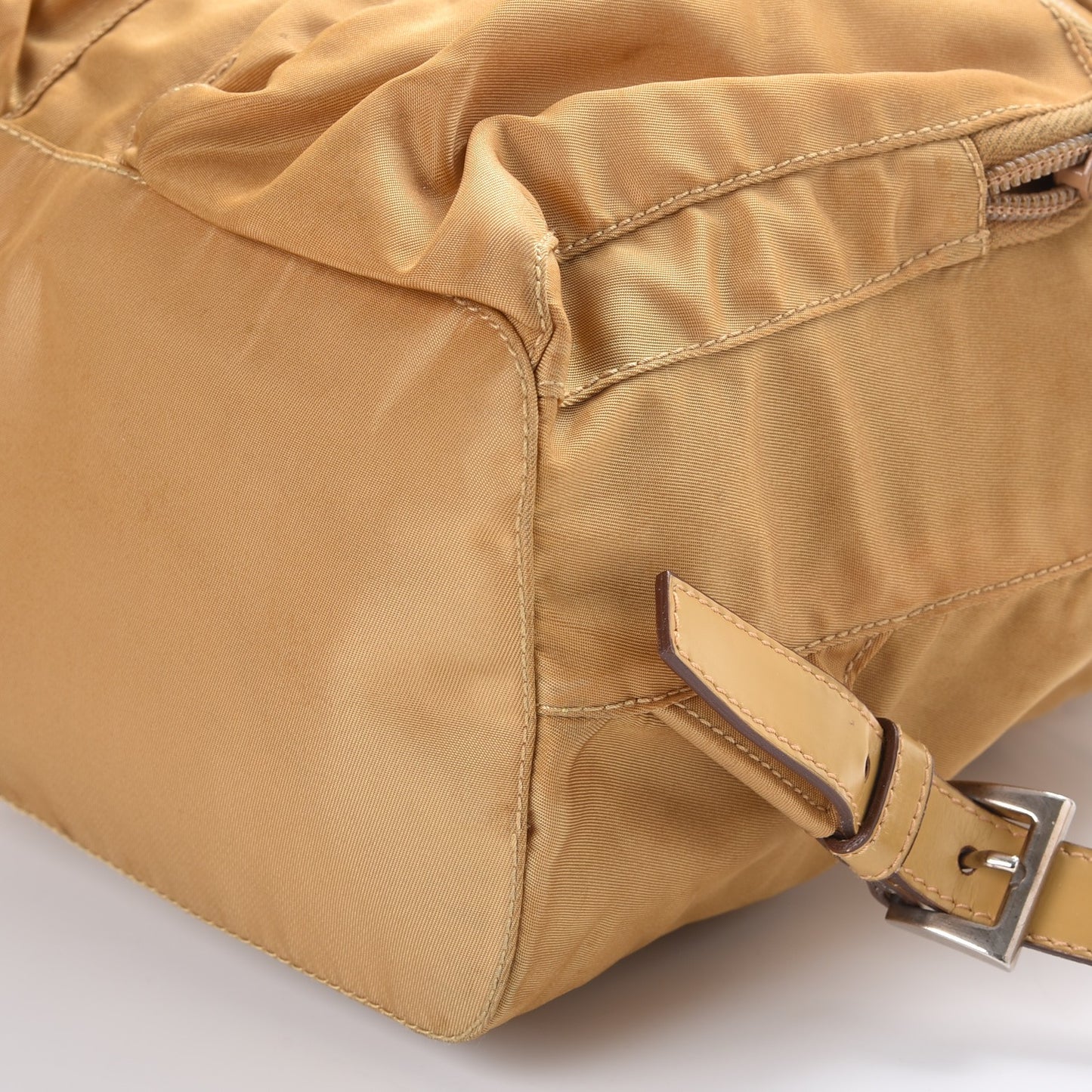 Tessuto Nylon Vela Backpack Beige
