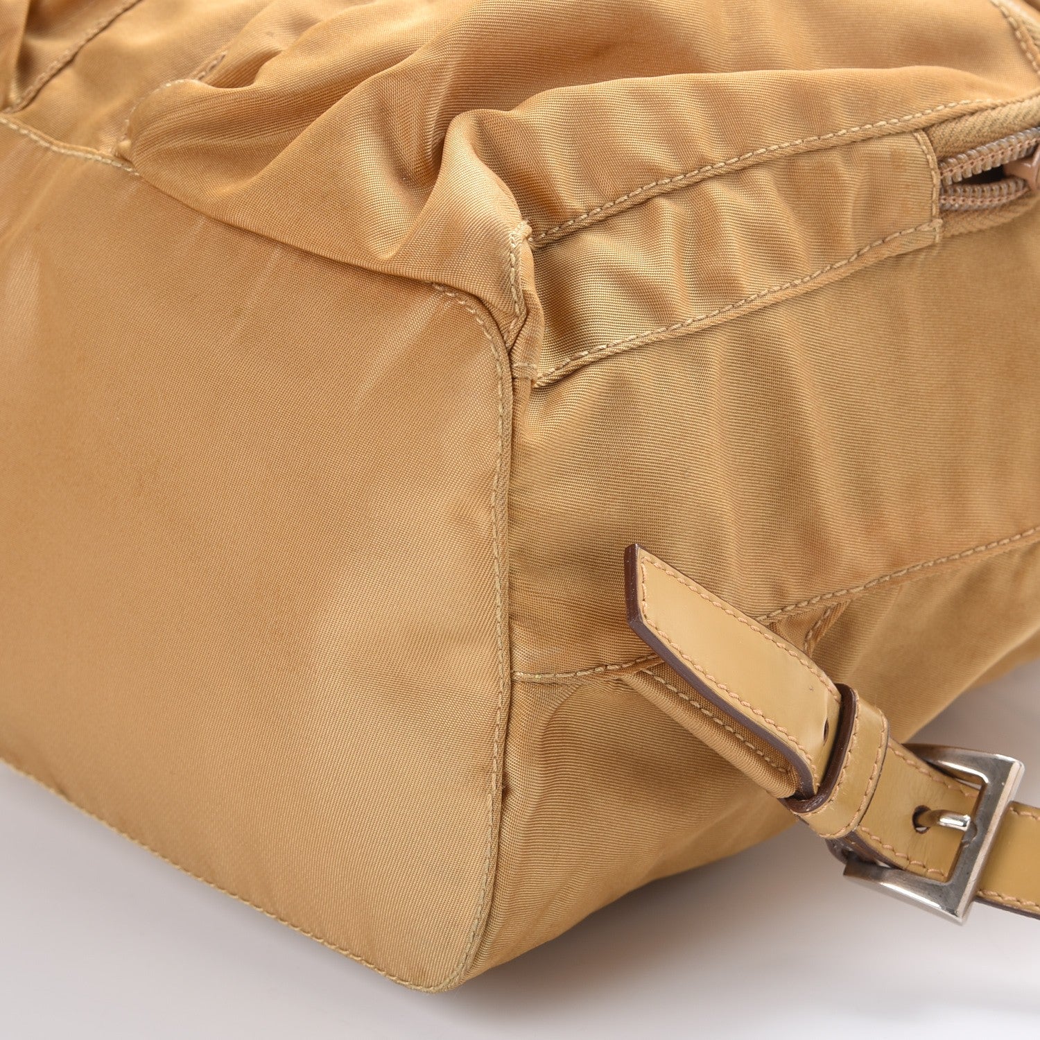 Prada Tessuto Nylon Vela Backpack Beige 13 of 13