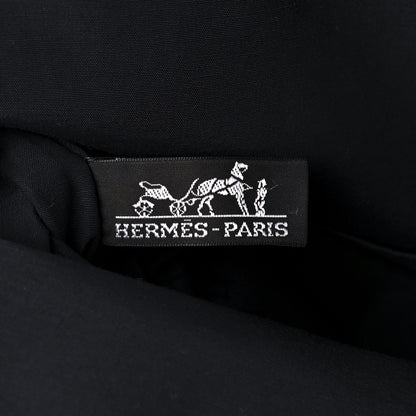 Hermes Cotton Canvas Bolide Travel Cosmetic Pouch Black 5 of 9
