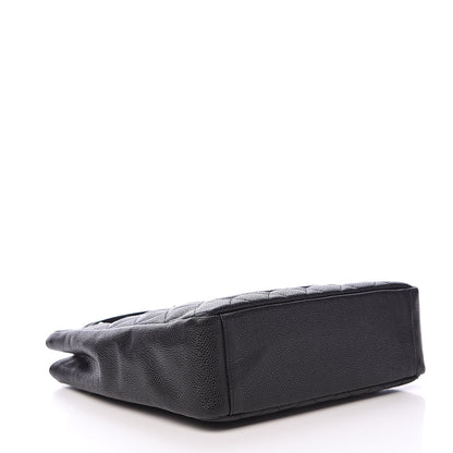 Chanel Caviar Quilted Petit Shopping Tote PST Black 3 of 10