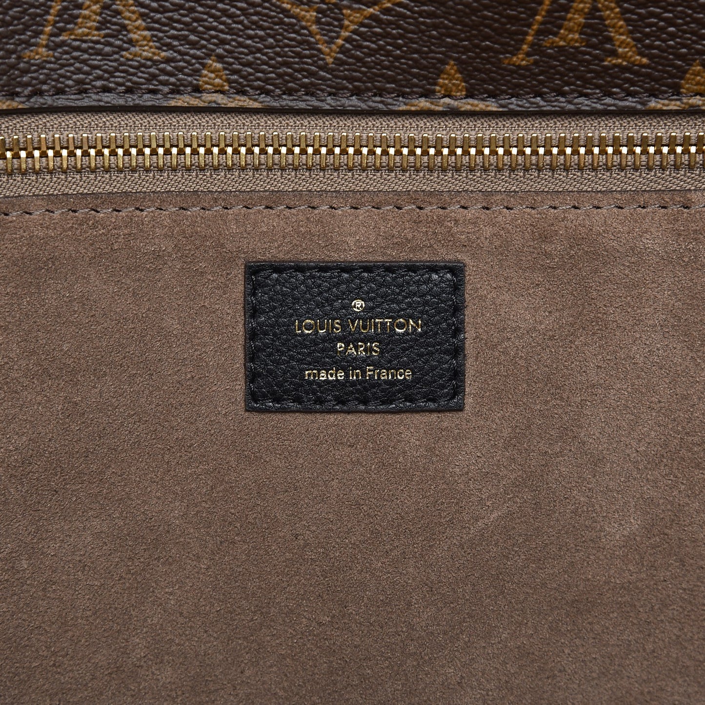 Monogram Tote W PM Black