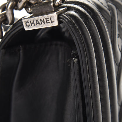 Chanel Lambskin Medium Celtic Boy Flap Black 10 of 12