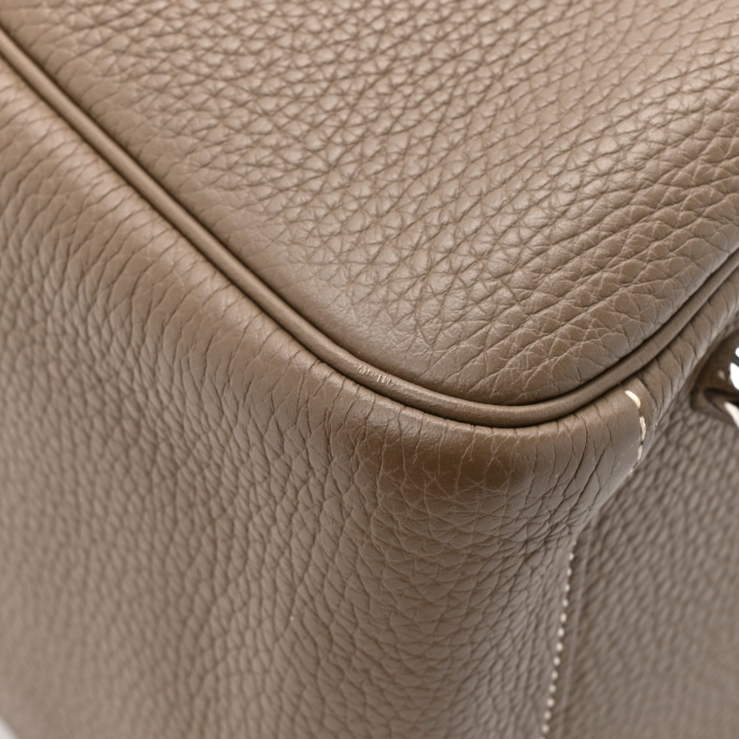 Hermes Taurillon Clemence Lindy 30 Etoupe 11 of 11