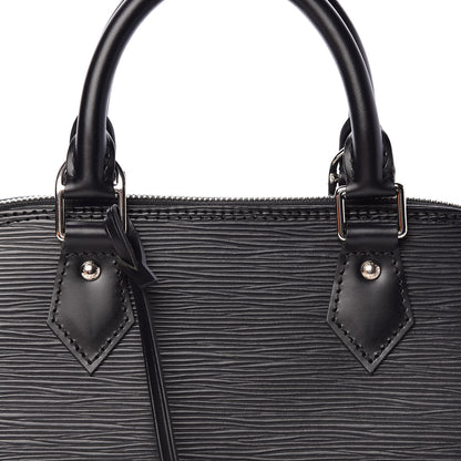 Louis Vuitton Epi Alma MM Black 11 of 13