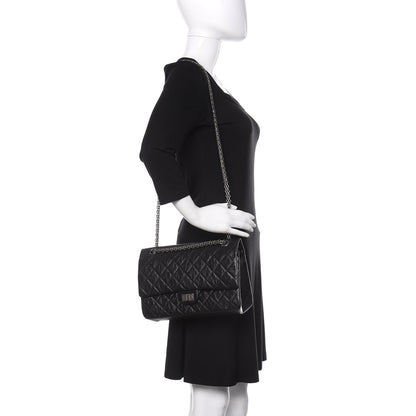 Chanel Aged Calfskin Quilted 2.55 Reissue 226 Flap Black 3 of 11
