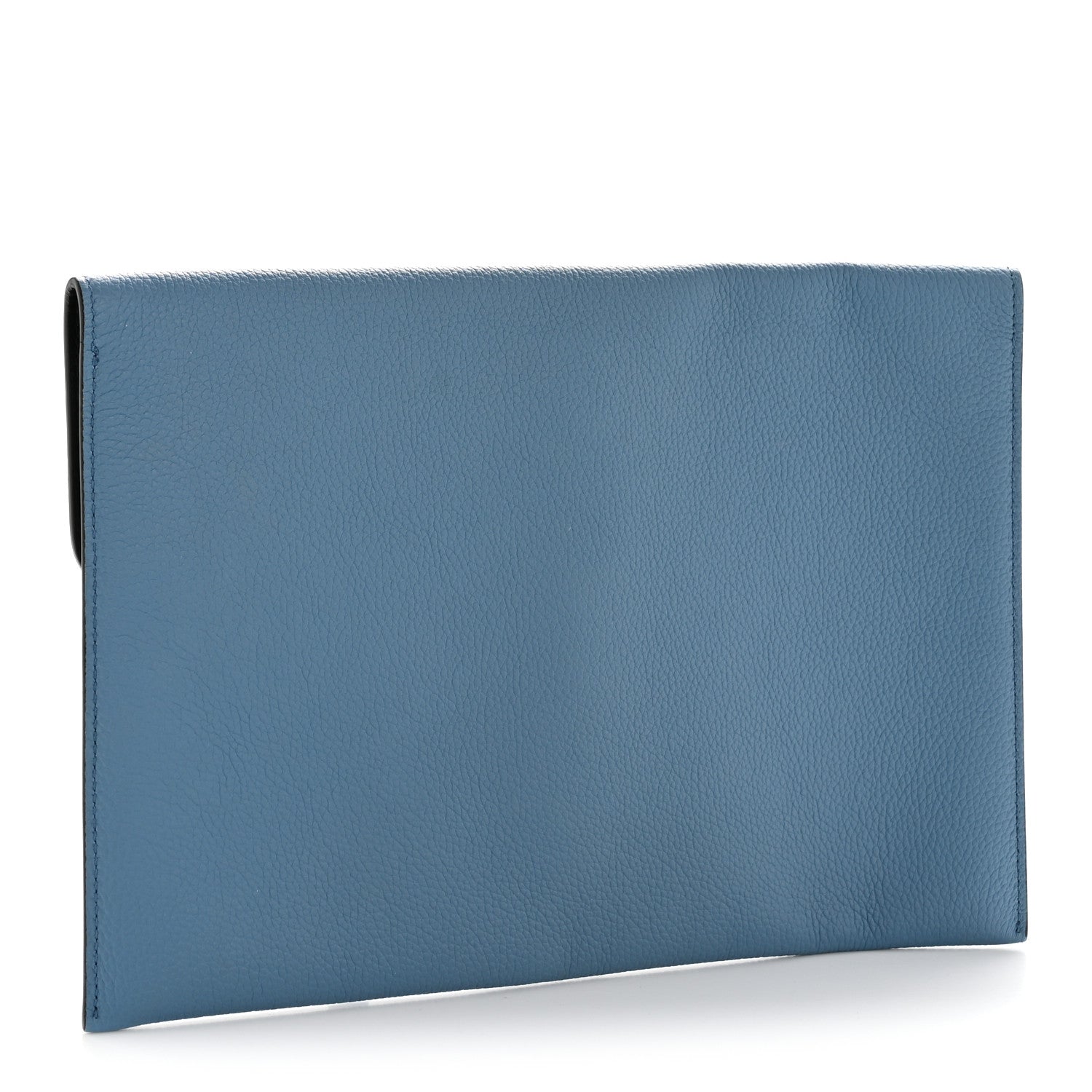 Alexander McQueen Calfskin Skull Envelope Clutch Blue 3 of 11