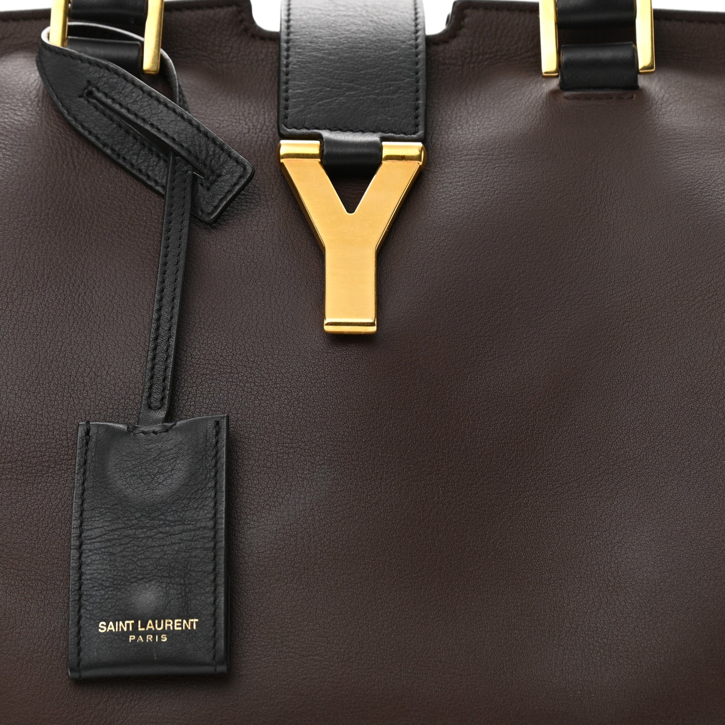 Calfskin Small Classic Y Cabas Brown