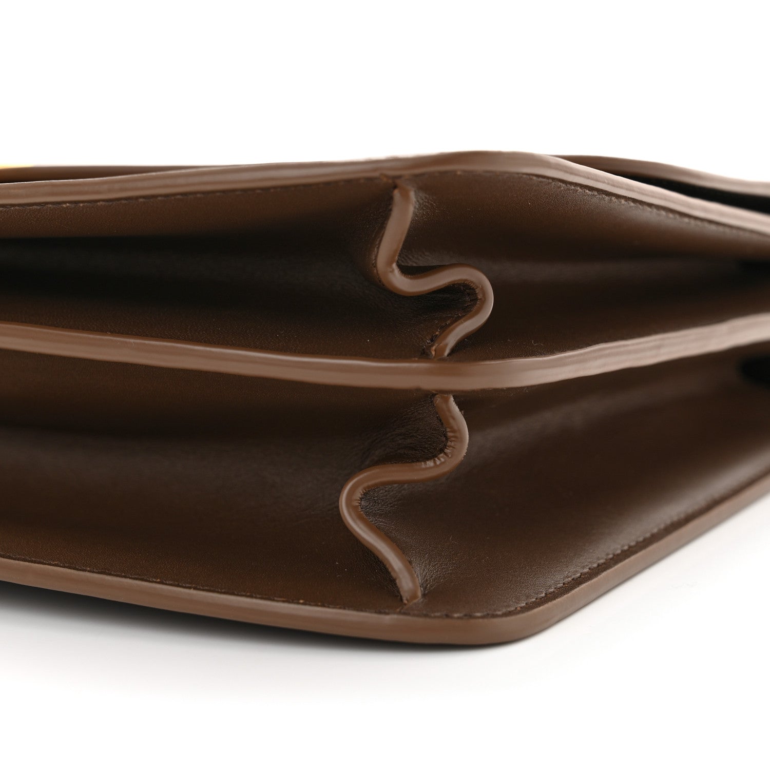 The Row Sleek Calfskin The Sofia 10 Top Handle  Stone 9 of 12