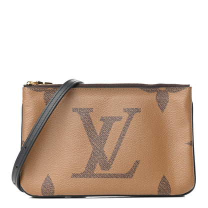 Louis Vuitton Reverse Monogram Giant Double Zip Pochette 1 of 4